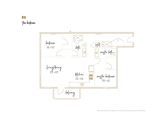 Floor plan B8