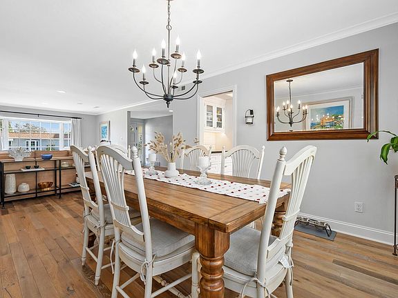 Dining room open to the living room.
