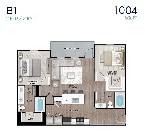 Floor plan 2X2