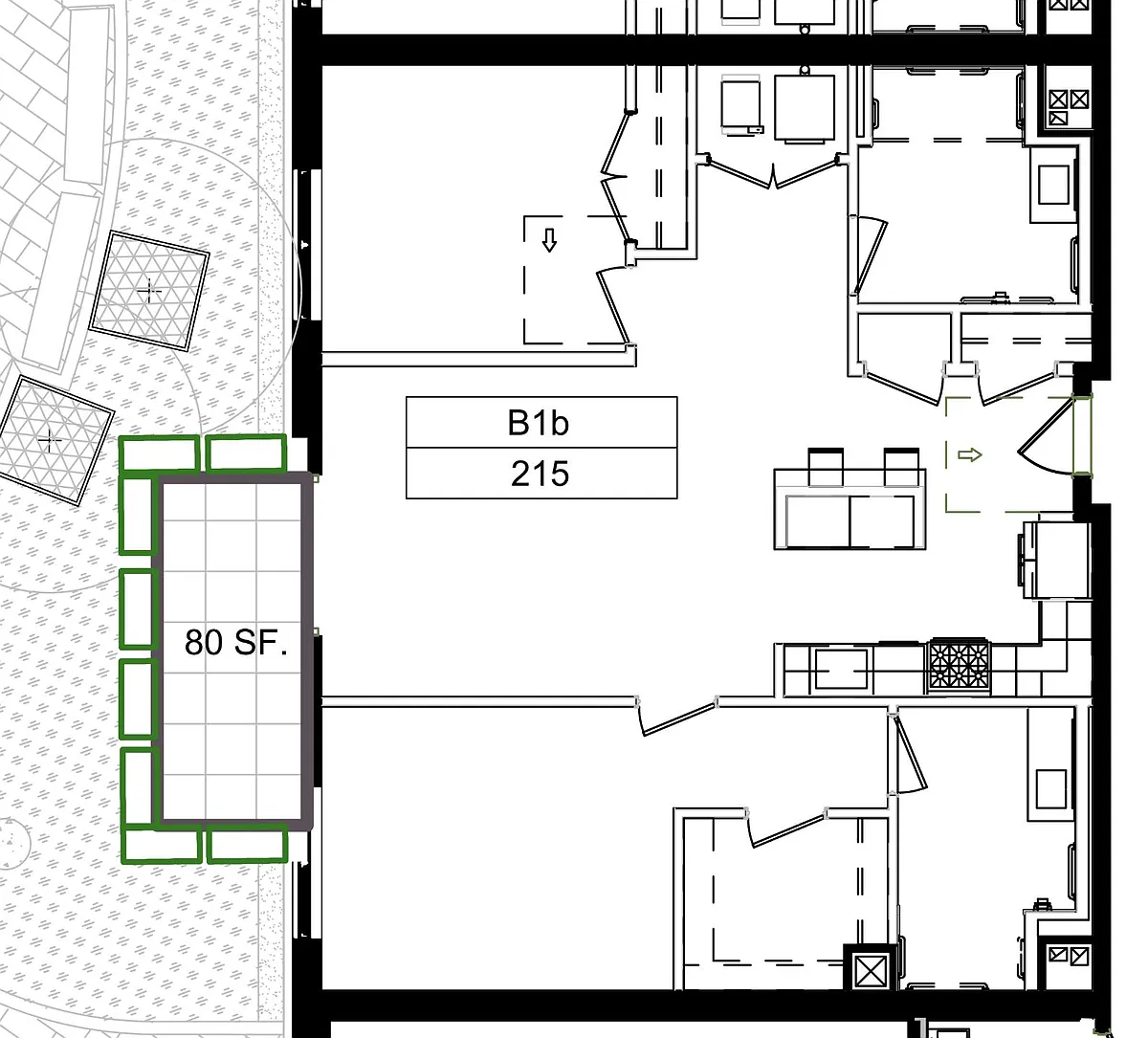 Floor plan B1B