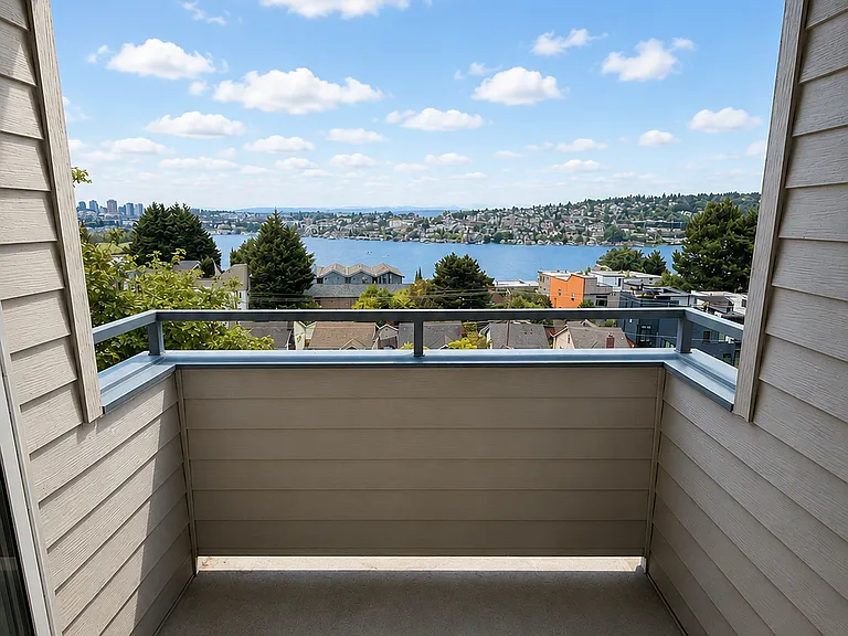 Private patio deck