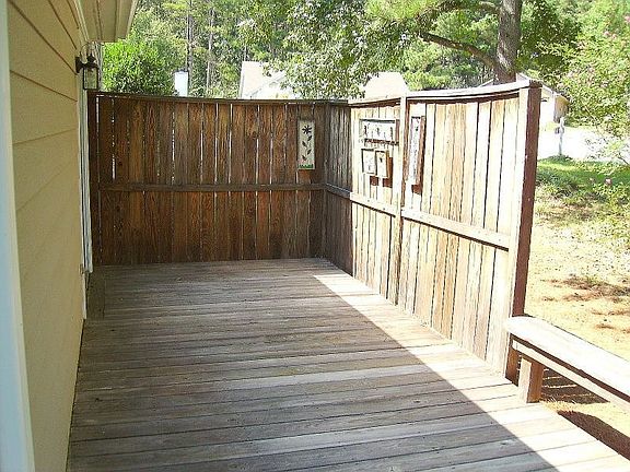 Private patio
