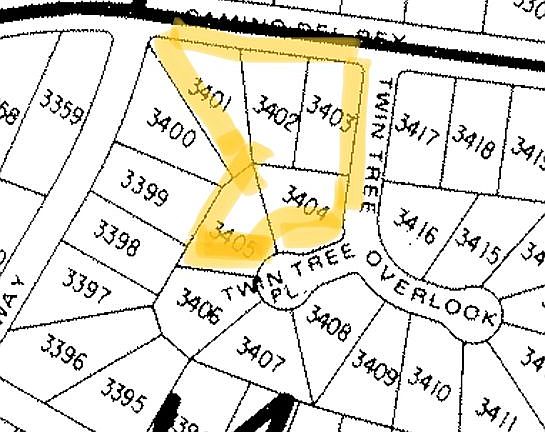 Consolidated lot map