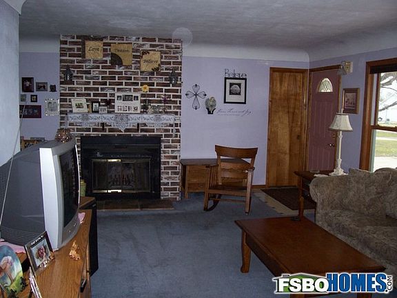 Living Room with Fireplace