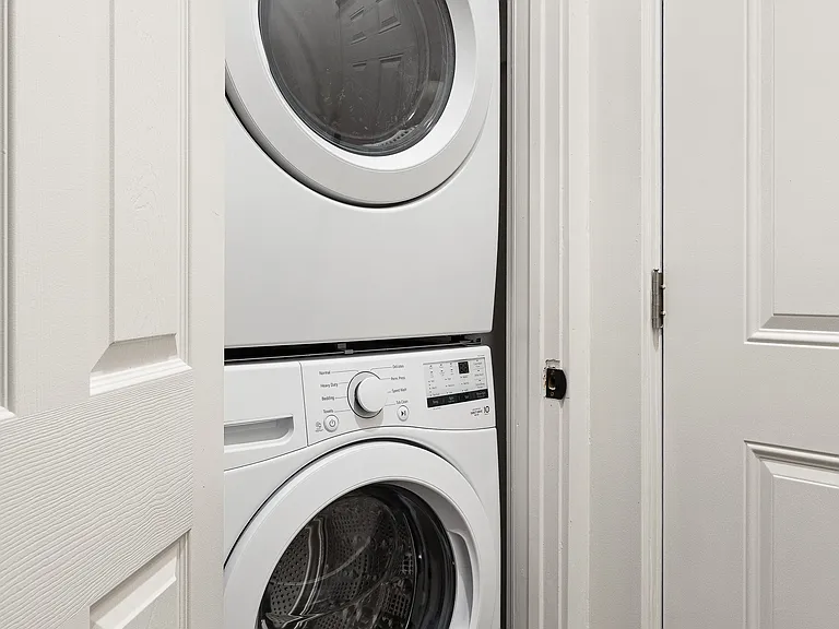 In unit washer and dryer