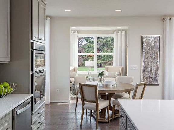 Cozy Breakfast Nook Cafe Located Next to Kitchen