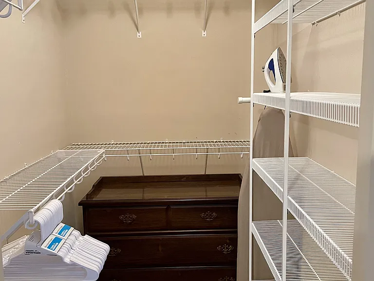 Large walk in closet