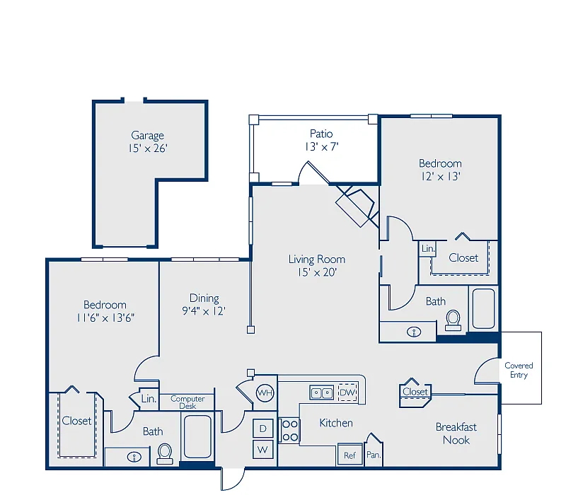 Floor plan Hawthorne-Reno