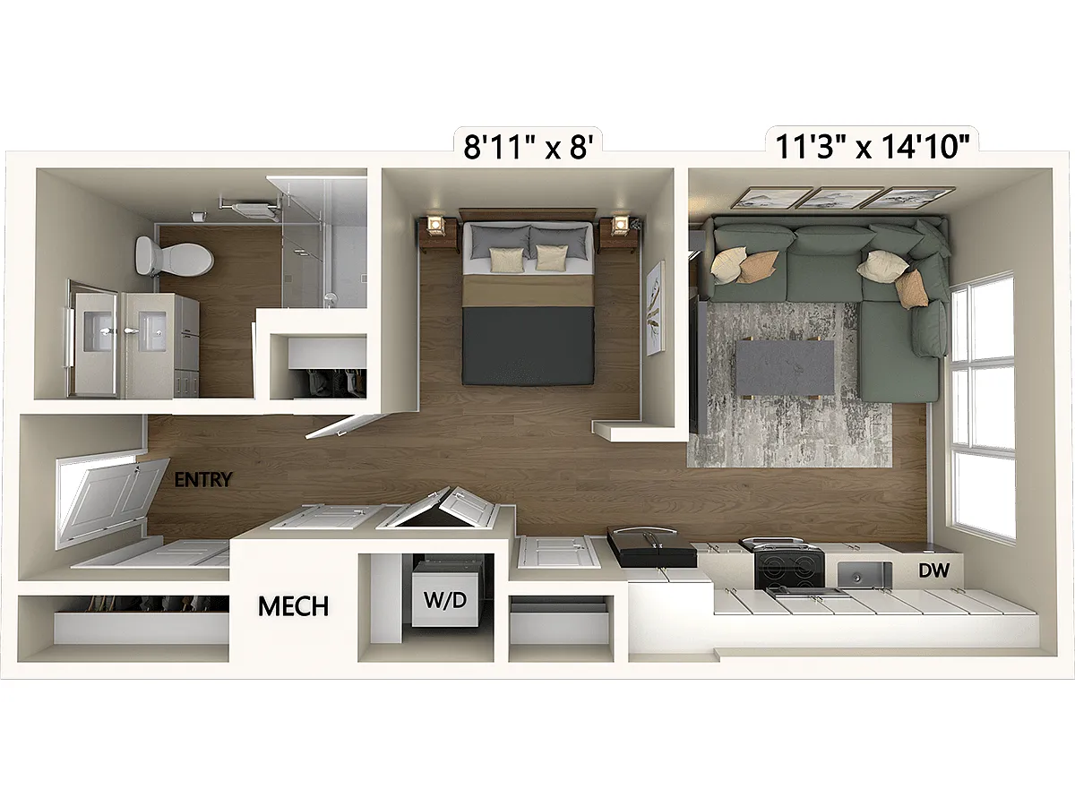 Floor plan S1-507-1