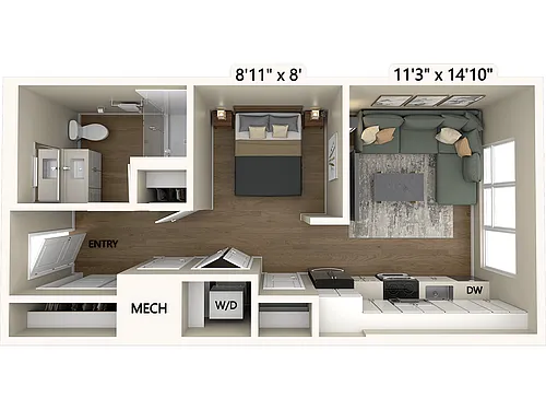 Floor plan S1-507-1