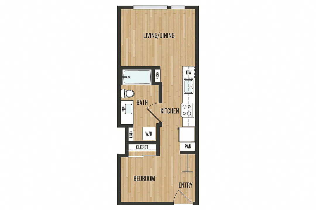 Floor plan Studio S1