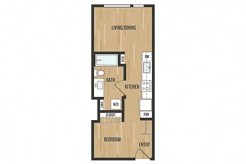 Floor plan Studio S1