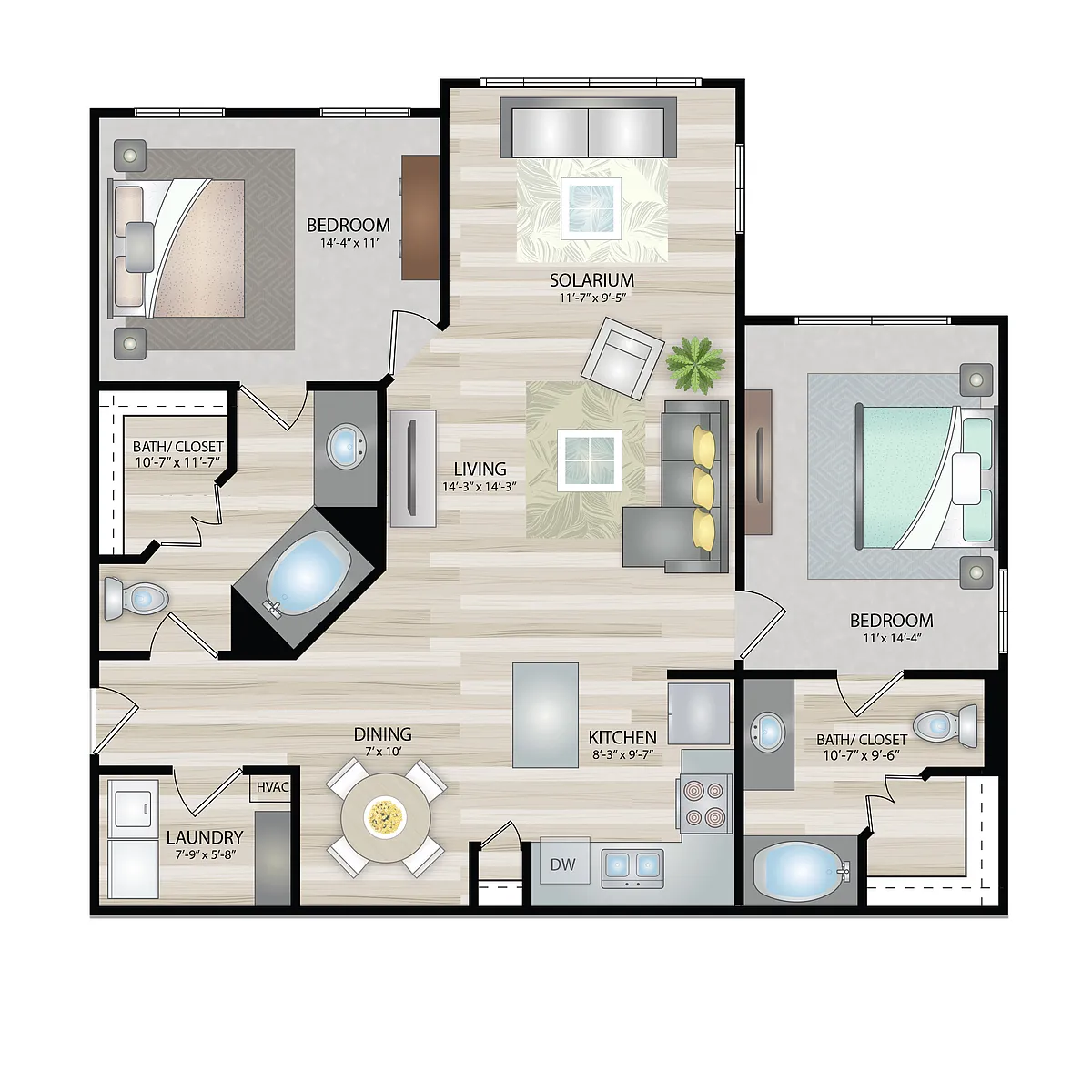 Floor plan B2