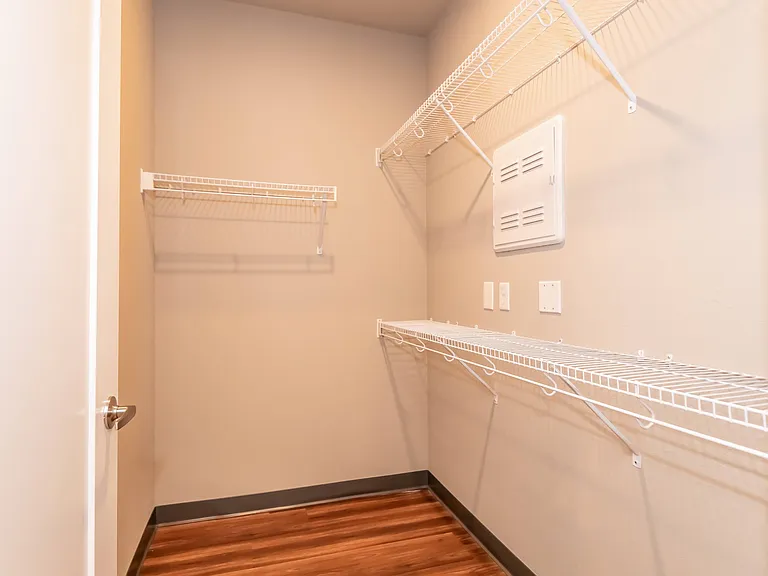 Cambium Apartments Studio 403 Closet