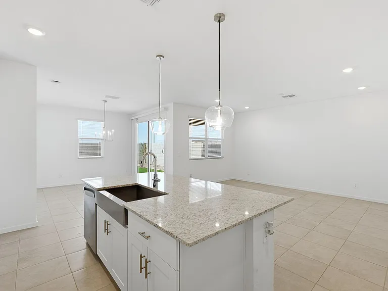 Great room and eat-in kitchen