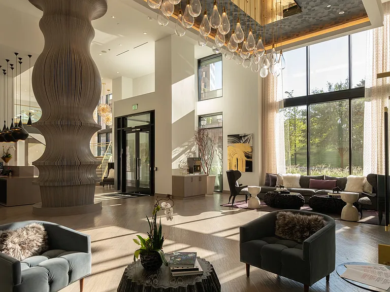 It's all in the details in our well-appointed lobby.