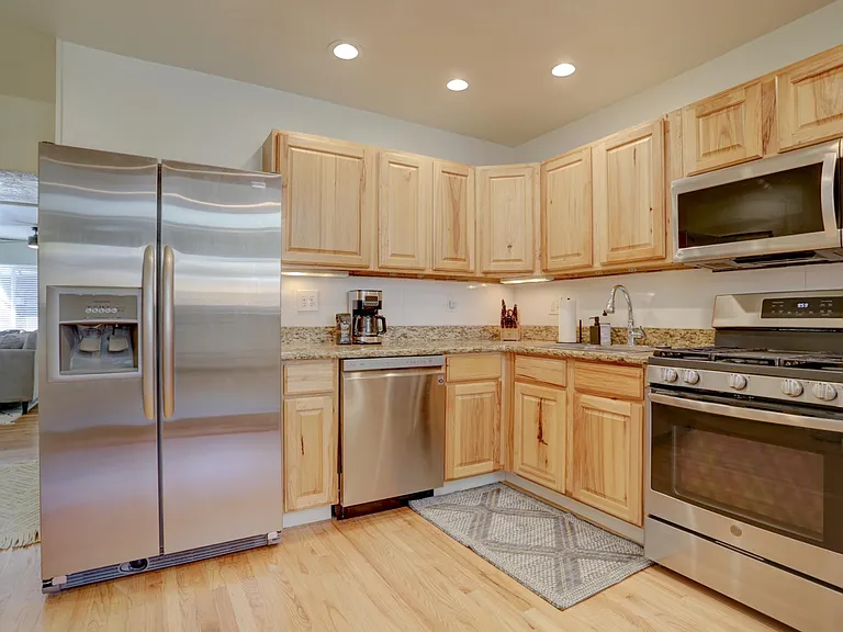 Kitchen fully equipped for all cooking and baking needs