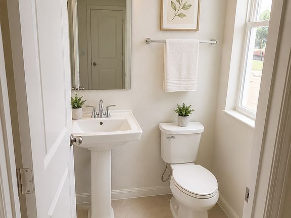 1st floor half bath