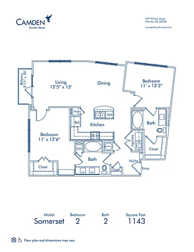 Floor plan Somerset