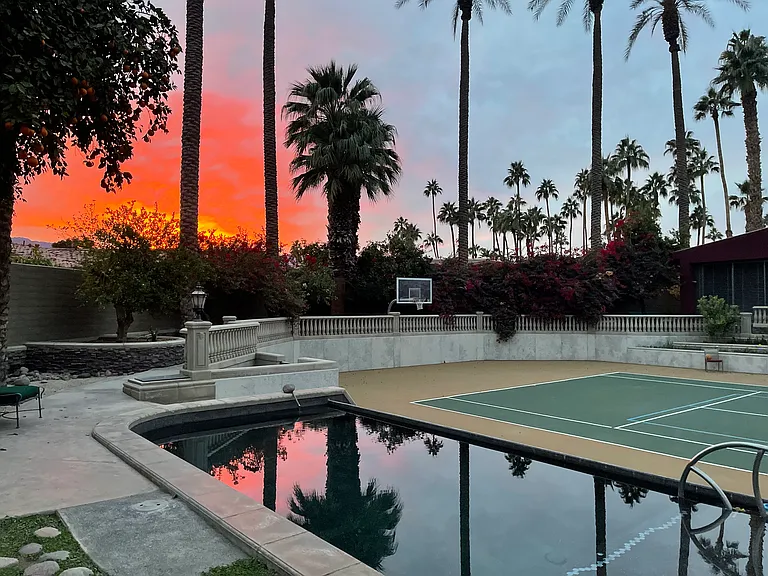 December sunset
