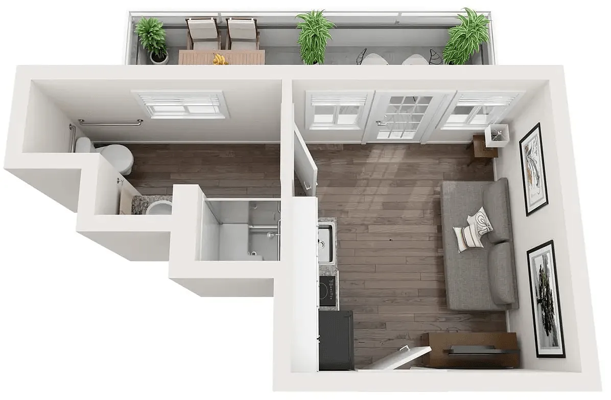 Floor plan Studio - A1