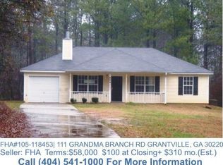 111 Grandma Branch Rd, Grantville, GA 30220