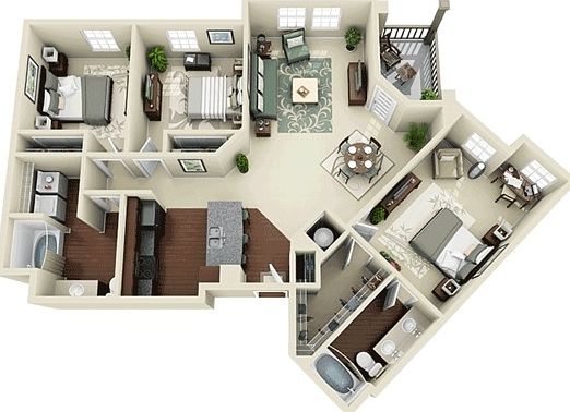 Approximate floorplan
