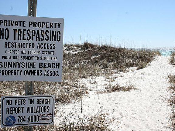 your own private beach!