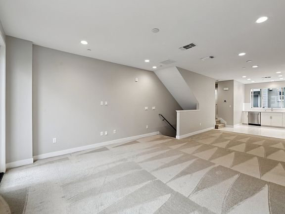 Second floor living room, dinning room and kitchen