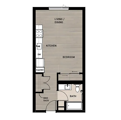 Floor plan Studio H 60