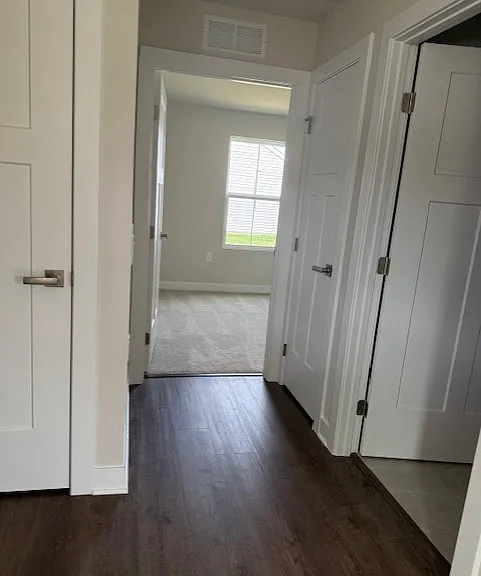 HALL AREA WITH STORAGE FOR 1ST BEDROOM & BATH