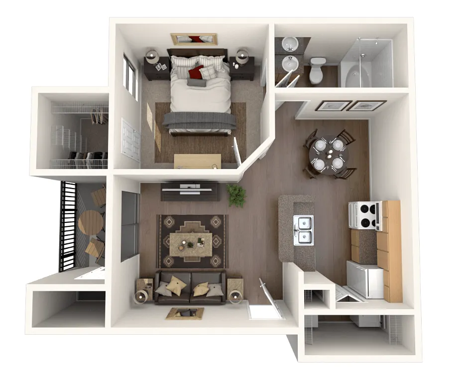 Floor plan A1 1X1