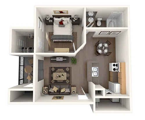 Floor plan A1 1X1
