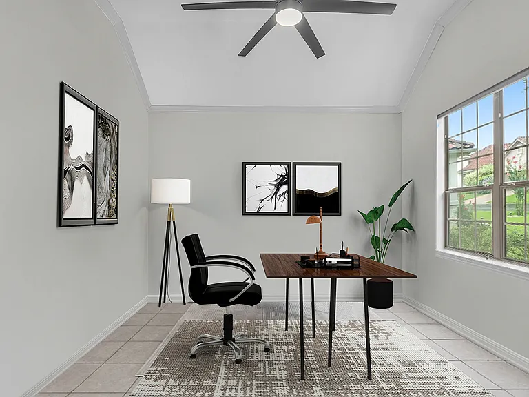 Flexroom, office space, formal dining, formal living