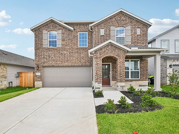 The Somerville floorplan in Magnolia Place of Magnolia, TX.