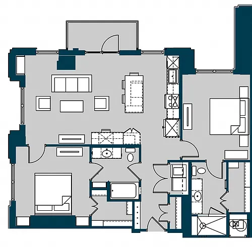 Floor plan B3