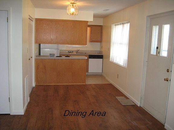 Dining area with picture window