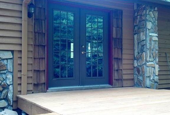 Back Door & Deck