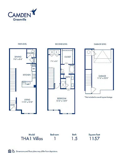 Floor plan THA1 Villas