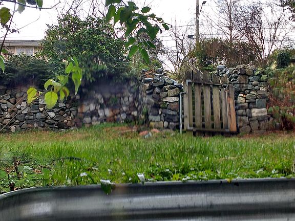 looking out the window at Stone Avenue