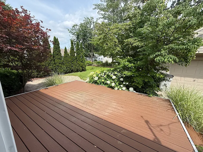 Deck- with trees as privacy fence