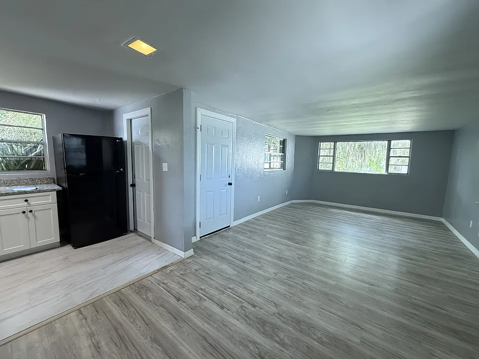 Living Area and Kitchen