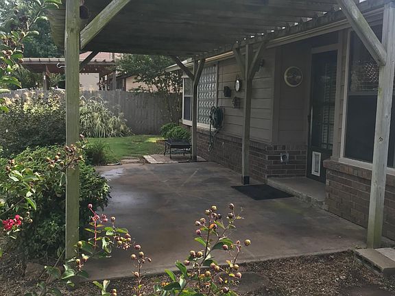Back patio and pergola