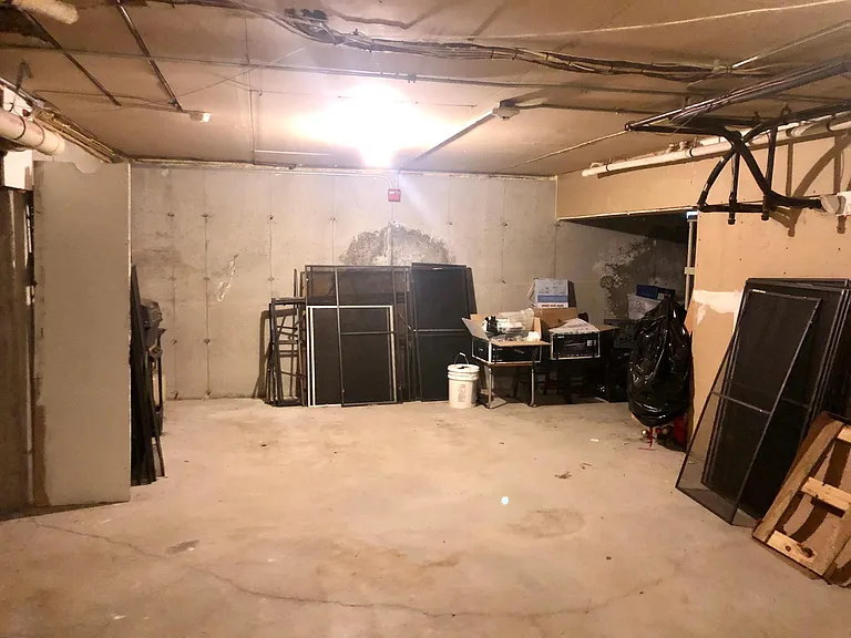 Private secured temp control storage in basement