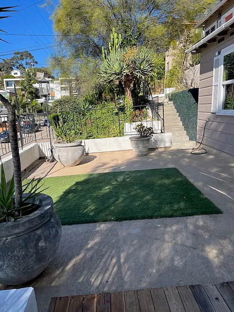 Large private deck
