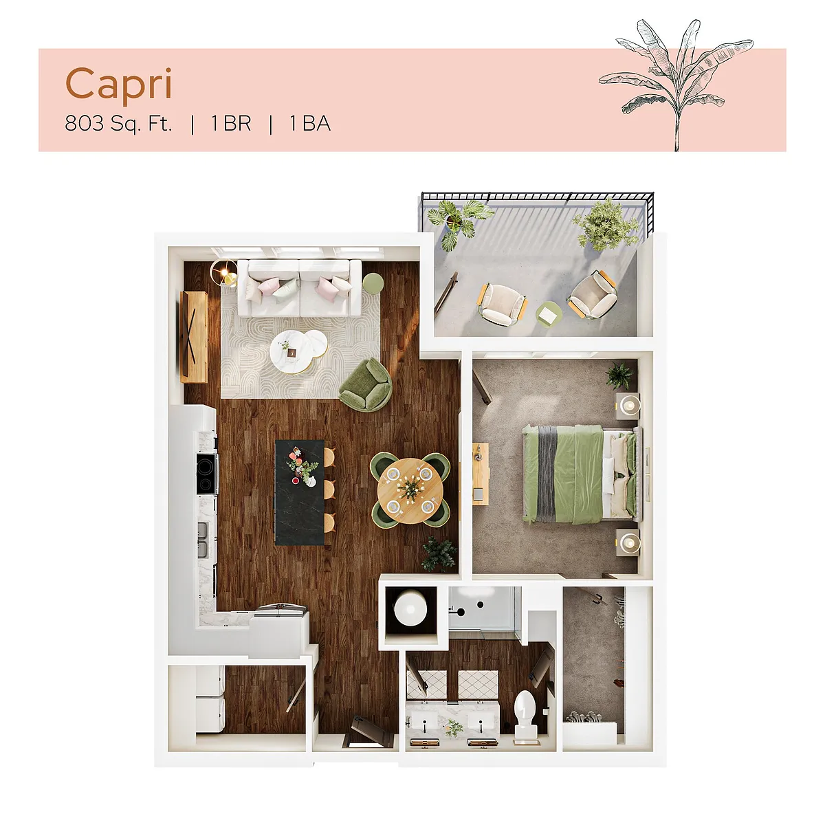 Floor plan Capri