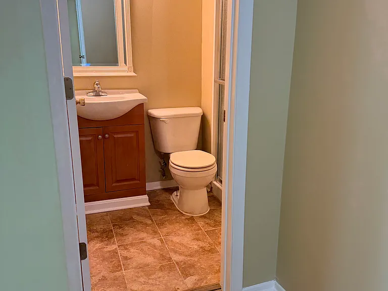 Basement bathroom