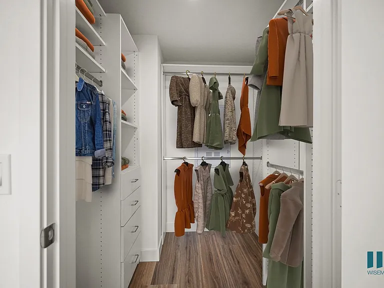 Walk-In Closet with Built-In Organizers - Chestnut Floor Plan