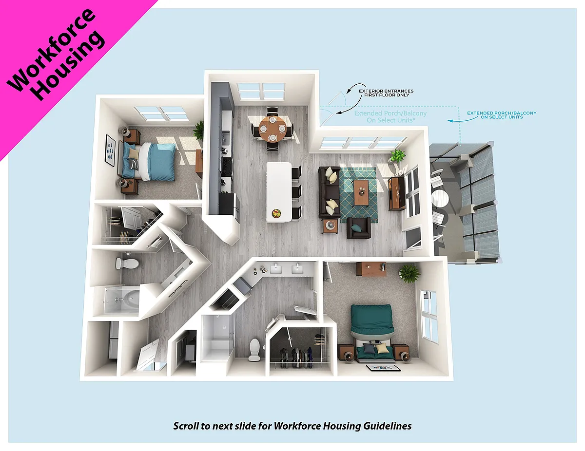 Floor plan Lifestyle Thirteen WFH