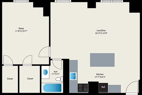 Floor plan A21